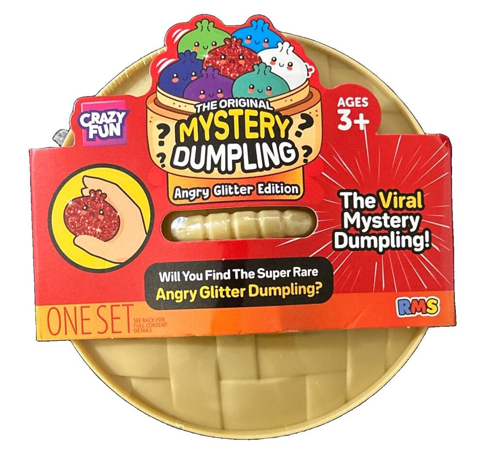 RMS The Original Mystery Dumpling Angry Glitter Edition Crazy Fun New & Sealed